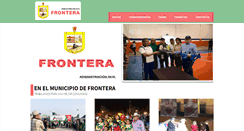 Desktop Screenshot of ciudadfrontera.gob.mx